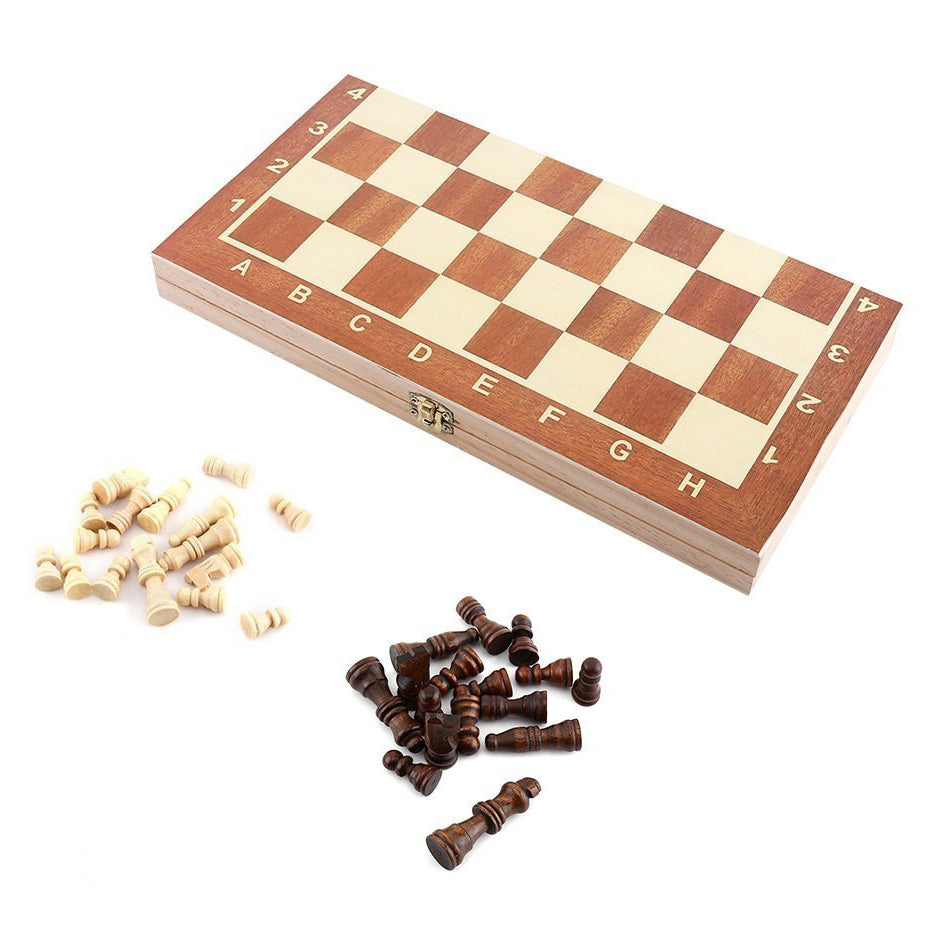 GLS Folding Wooden Chess Set