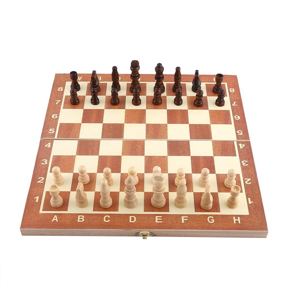 GLS Folding Wooden Chess Set