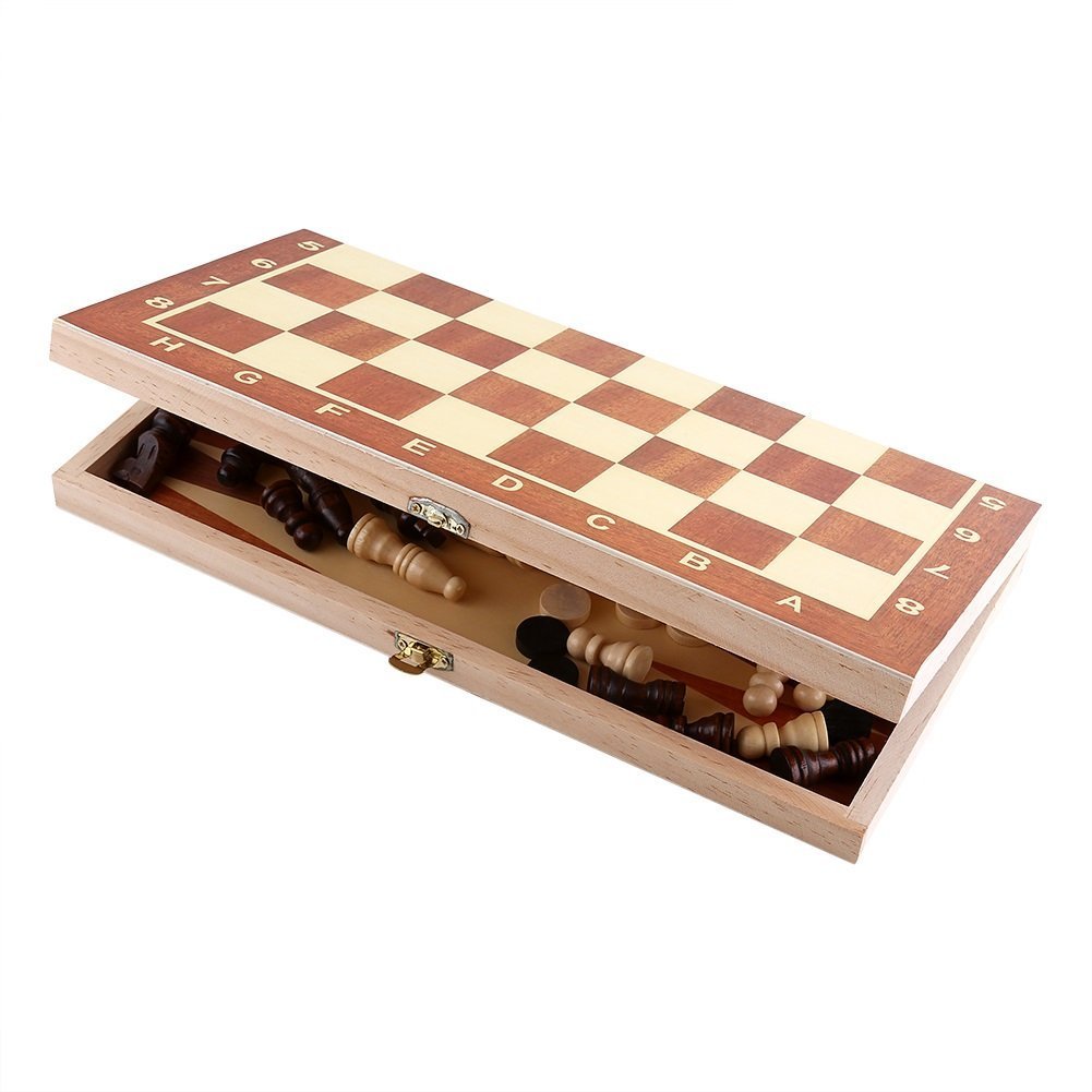 GLS Folding Wooden Chess Set