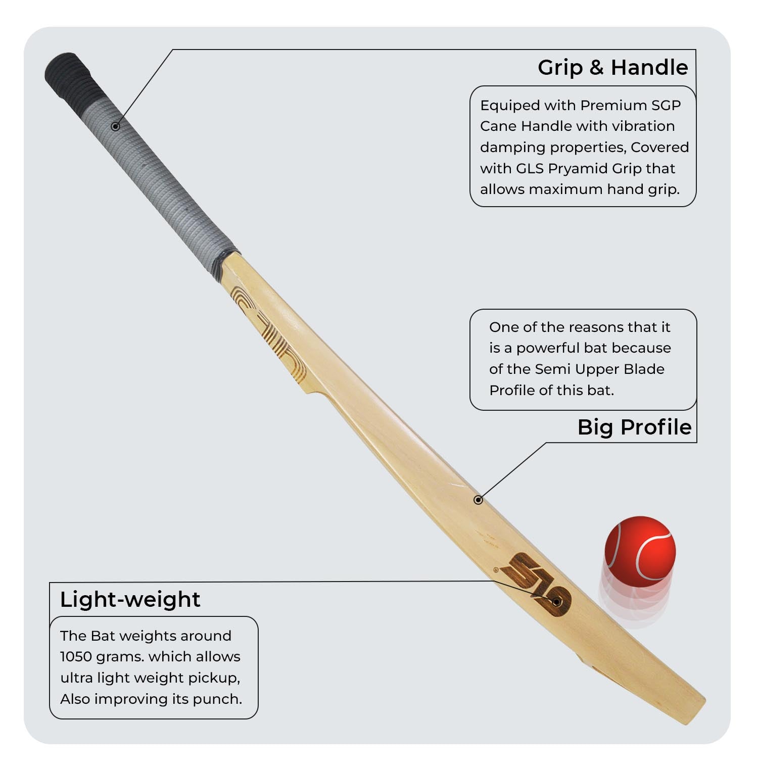 GLS Destroyer Engraved Scoop Bat