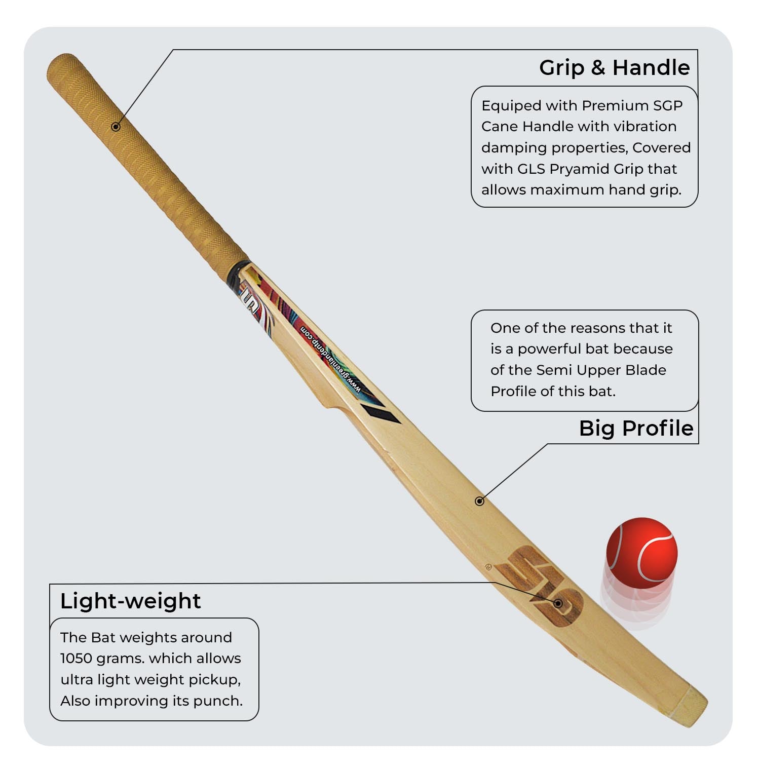 GLS Destroyer Golden Scoop Bat