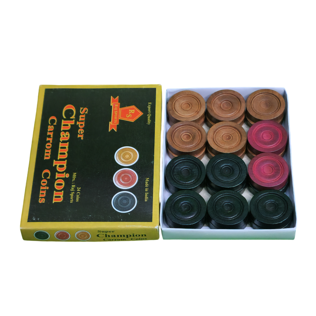 GLS Super Champion Carrom Coin Set